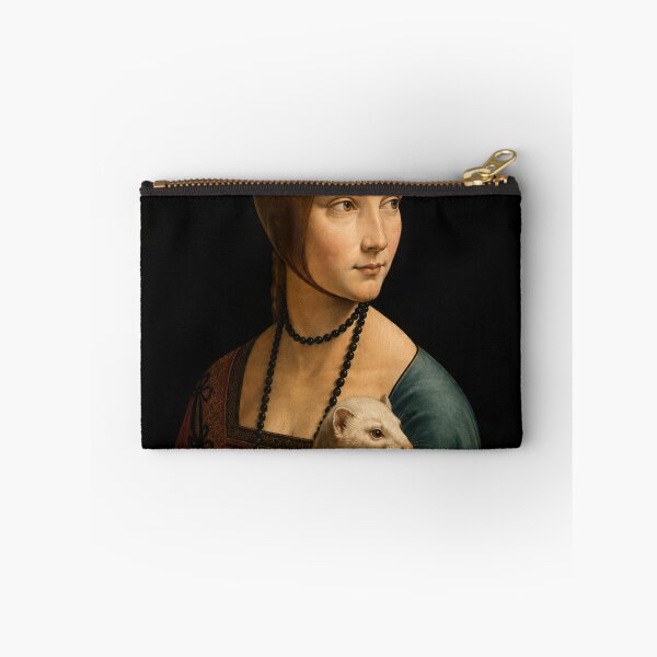 Item preview, Quietly Judging Since 1490 – Funny Lady with an Ermine Vintage Museum Art T-Shirt. designed and sold by SaraSumi.