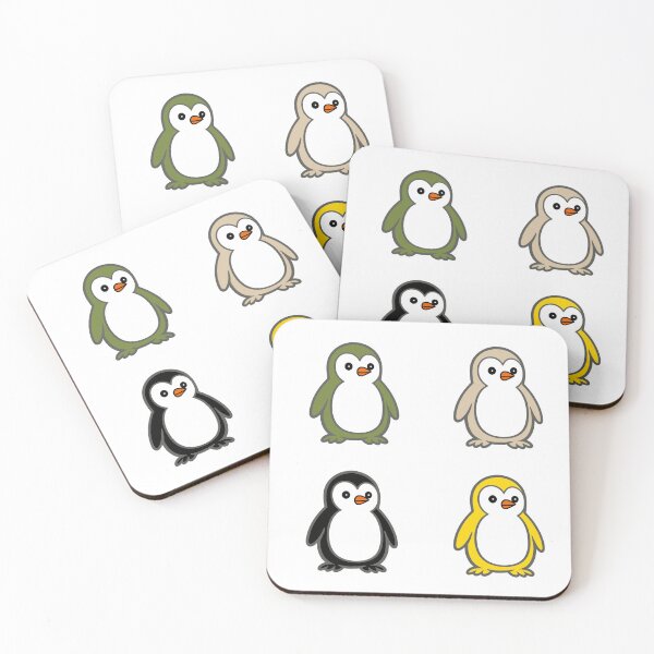 Item preview, Minimalist Penguin Quartet | Clean Vector Mascot Set designed and sold by Pippo-Penguin.