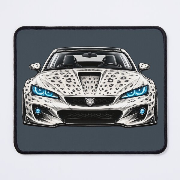 Item preview, Copy of Cheetah Yellow Performance Coupe — Front View — BV-MCY  designed and sold by BROHLine Studio.