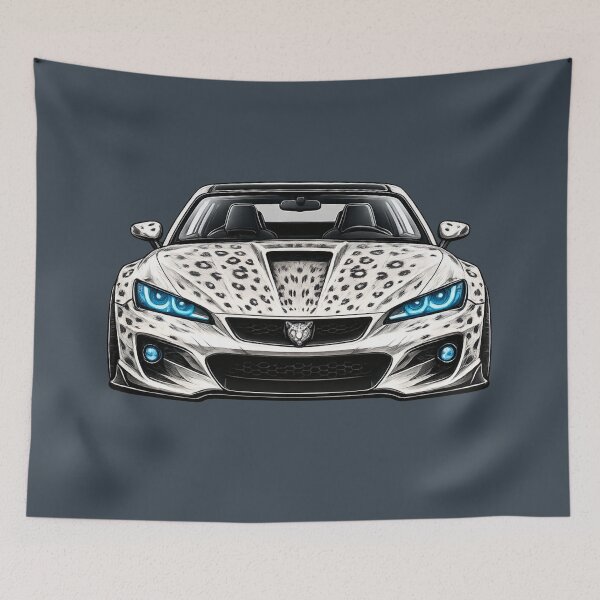 Item preview, Copy of Cheetah Yellow Performance Coupe — Front View — BV-MCY  designed and sold by BROHLine Studio.