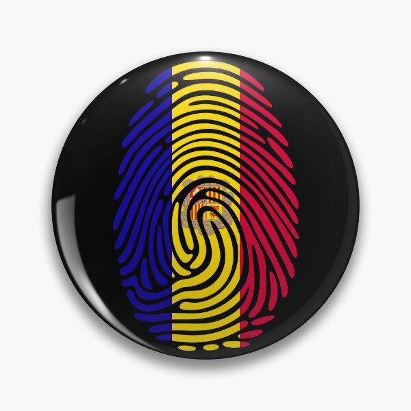 Item preview, Andorra Flag Fingerprint Identity | Andorran DNA Heritage Graphic designed and sold by NTGUILTY.