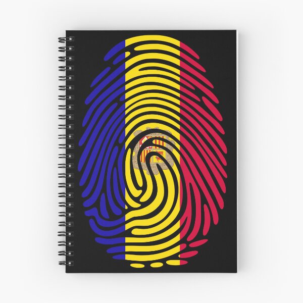 Item preview, Andorra Flag Fingerprint Identity | Andorran DNA Heritage Graphic designed and sold by NTGUILTY.