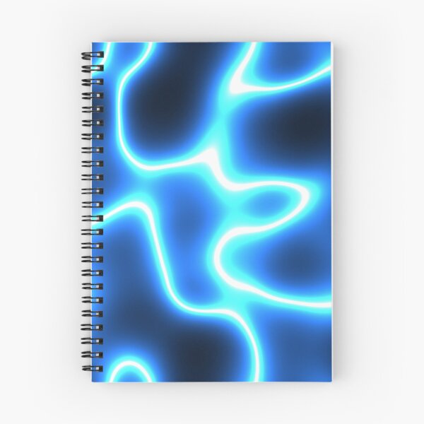 Item preview, Electric Blue Neon Wave Pattern designed and sold by Sybille-Yates.