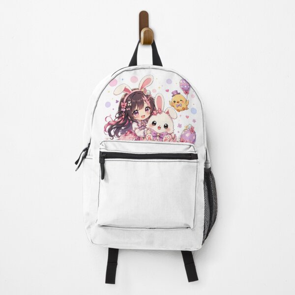 Item preview, Kawaii Easter Bunny Girl – Cute Chibi Anime Spring Art designed and sold by Revyra Design .