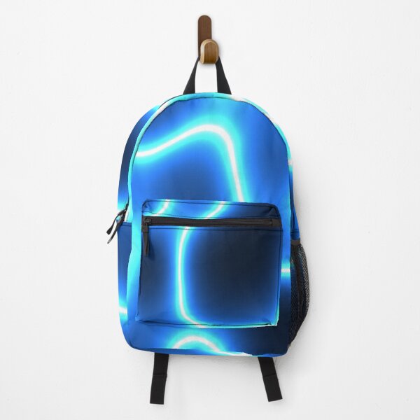 Item preview, Electric Blue Neon Wave Pattern designed and sold by Sybille-Yates.
