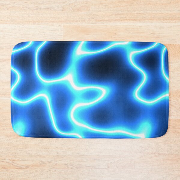 Item preview, Electric Blue Neon Wave Pattern designed and sold by Sybille-Yates.