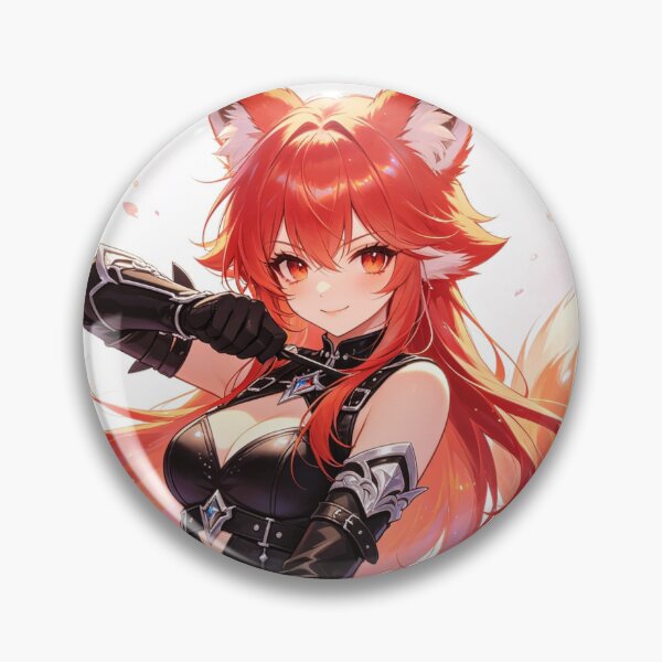 Item preview, Crimson Fox Girl Warrior designed and sold by unboxedbyJuls.