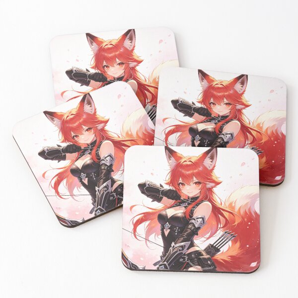 Item preview, Crimson Fox Girl Warrior designed and sold by unboxedbyJuls.