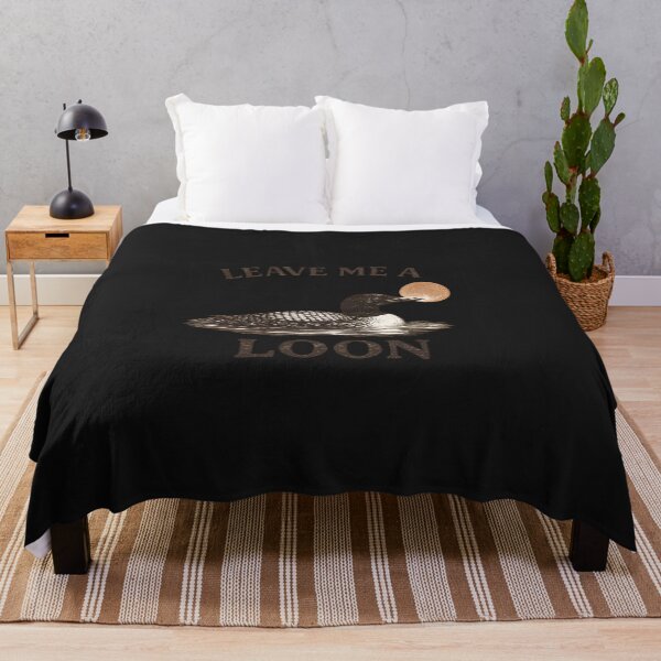 Item preview, Leave Me A Loon Shirt Tee, Funny Bird Lover Shirt, Minimalist Nature Graphic Tee, Cabin Lake Life Gift for Campers designed and sold by greatmar1.