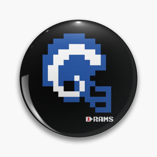 Item preview, Rams White Alternate Tecmo Bowl Helmet designed and sold by TecmoBowlSports.