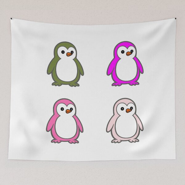 Item preview, Minimalist Penguin Quartet | Clean Vector Mascot Set designed and sold by Pippo-Penguin.