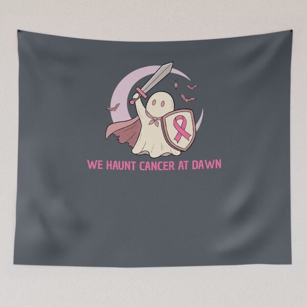 Item preview, We Haunt Cancer at Dawn Breast Cancer Halloween designed and sold by FreshVibe Prints.