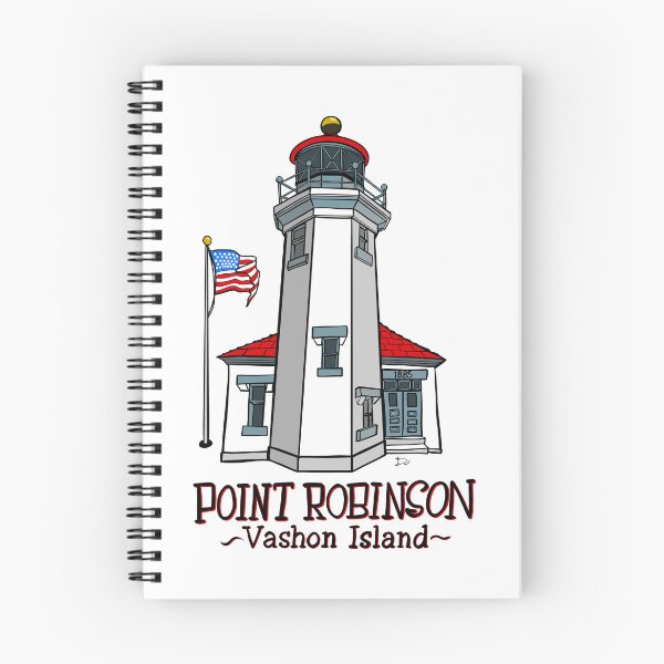 Item preview, Point Robinson Lighthouse Vashon Island WA 1885 Art designed and sold by Urban Muse And Sultry Hues.