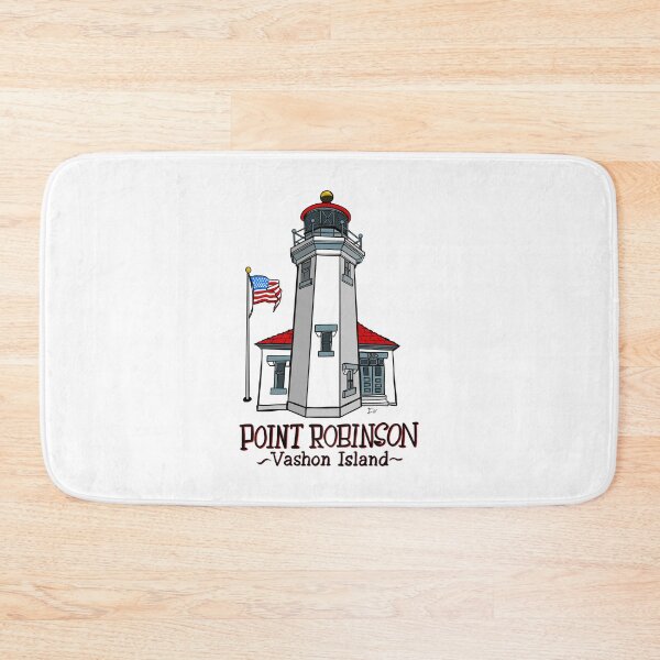 Item preview, Point Robinson Lighthouse Vashon Island WA 1885 Art designed and sold by Urban Muse And Sultry Hues.