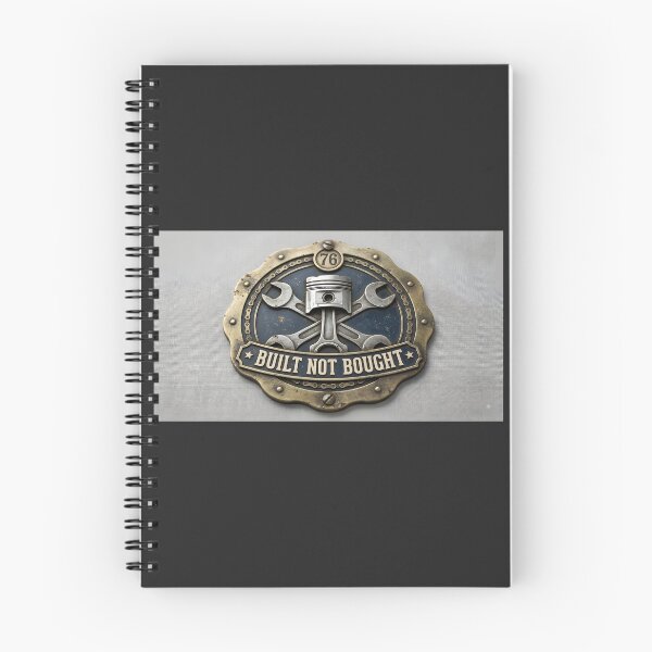Item preview, Built Not Bought Vintage Garage Mechanic Badge designed and sold by eihabo.