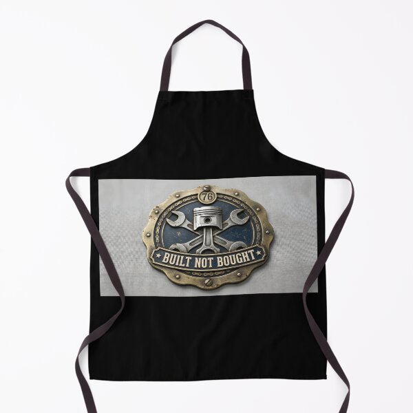 Item preview, Built Not Bought Vintage Garage Mechanic Badge designed and sold by eihabo.