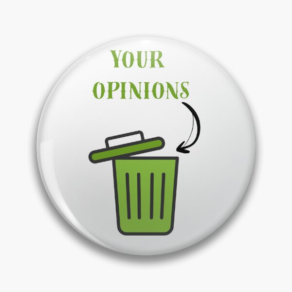 Item preview, Your Opinions In The Trash Can Funny Sarcastic Shirt designed and sold by Funnygiftsstudio .