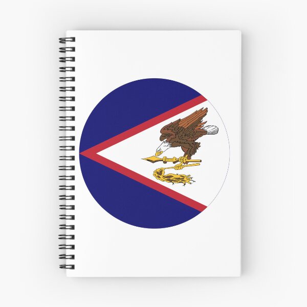 Item preview, Round American Samoa Flag Icon | Circular American Samoan Flag Button Element designed and sold by NTGUILTY.