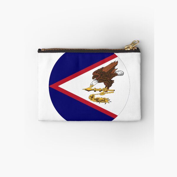 Item preview, Round American Samoa Flag Icon | Circular American Samoan Flag Button Element designed and sold by NTGUILTY.