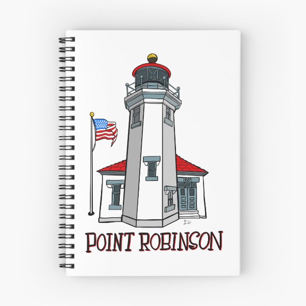 Item preview, Point Robinson Lighthouse Vashon Island WA 1885 Art designed and sold by Urban Muse And Sultry Hues.
