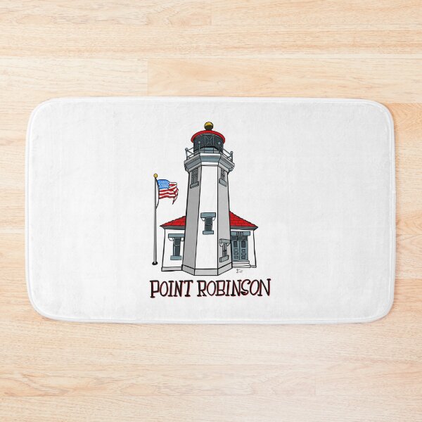 Item preview, Point Robinson Lighthouse Vashon Island WA 1885 Art designed and sold by Urban Muse And Sultry Hues.
