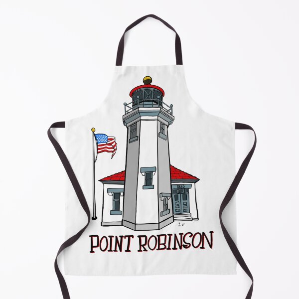 Item preview, Point Robinson Lighthouse Vashon Island WA 1885 Art designed and sold by Urban Muse And Sultry Hues.