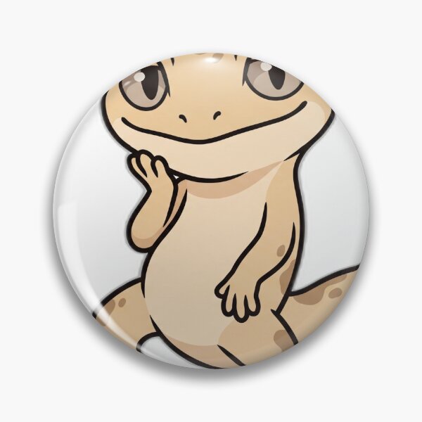 Item preview, Pearl the Lilly White Crested Gecko Sticker designed and sold by PocketPetStudio.