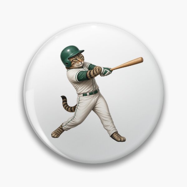 Item preview, Baseball Cat Batter Gift designed and sold by Wenvilgrace.