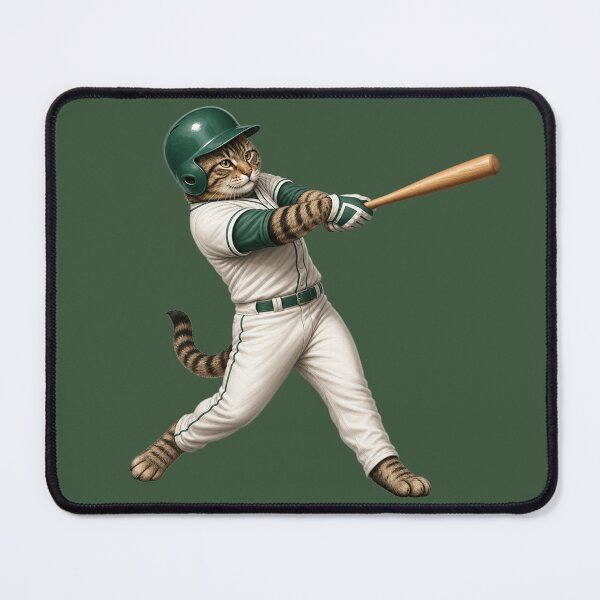 Item preview, Baseball Cat Batter Gift designed and sold by Wenvilgrace.
