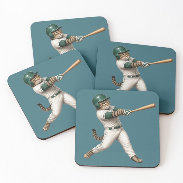 Item preview, Baseball Cat Batter Gift designed and sold by Wenvilgrace.
