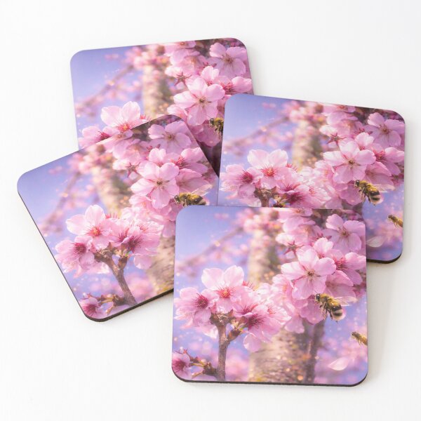 Item preview, Cherry Blossom Bee – Enchanted Spring designed and sold by Kimberly Palmer.