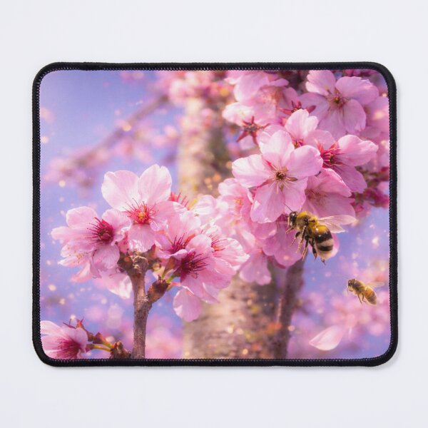Item preview, Cherry Blossom Bee – Enchanted Spring designed and sold by Kimberly Palmer.