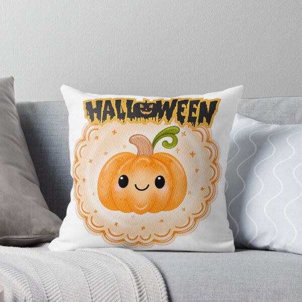 Item preview, Cute Kawaii Halloween Pumpkin designed and sold by     Sela Art .