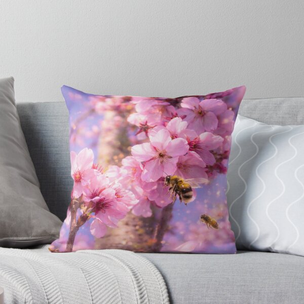 Item preview, Cherry Blossom Bee – Enchanted Spring designed and sold by Kimberly Palmer.