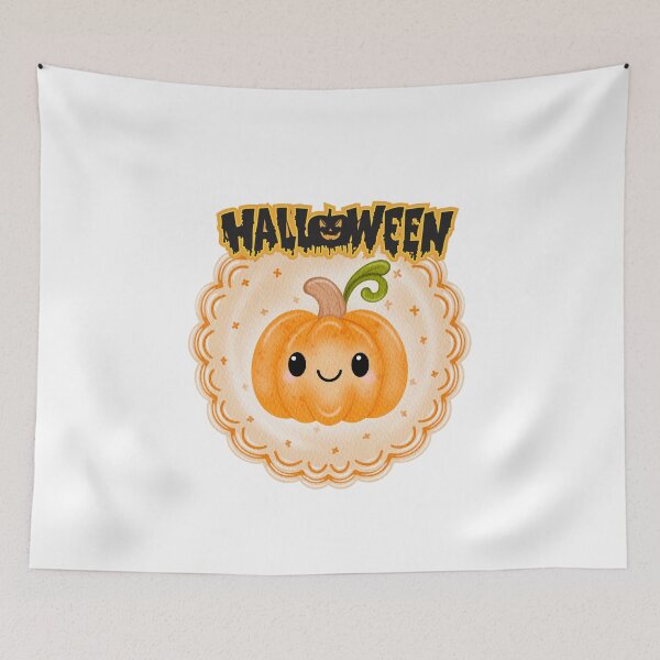 Item preview, Cute Kawaii Halloween Pumpkin designed and sold by     Sela Art .
