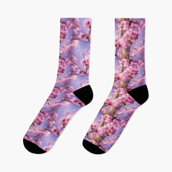 Item preview, Cherry Blossom Bee – Enchanted Spring designed and sold by Kimberly Palmer.