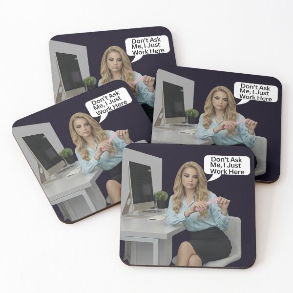 Item preview, Sassy "I Just Work Here" Office Graphic designed and sold by PRINTSCHARMINGM.