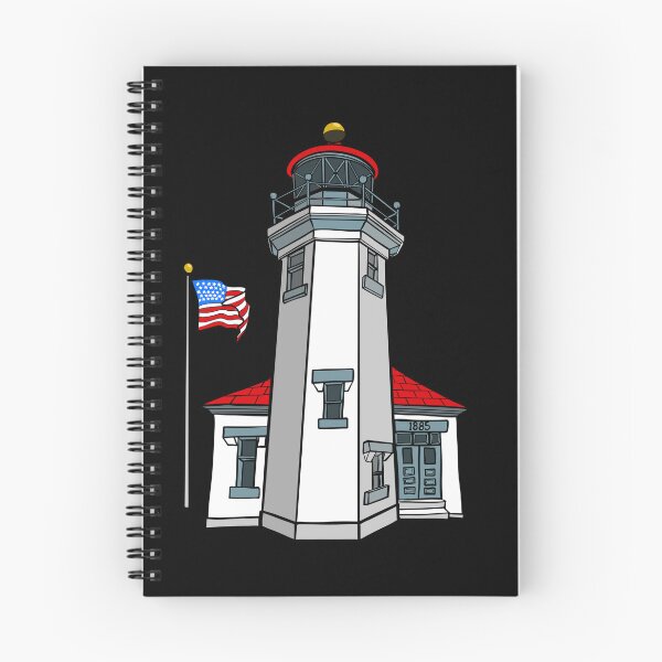 Item preview, Point Robinson Lighthouse Vashon Island WA 1885 Art designed and sold by Urban Muse And Sultry Hues.