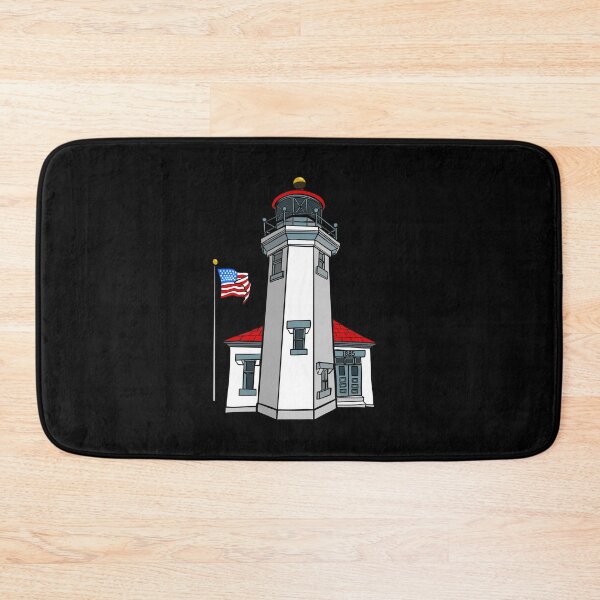 Item preview, Point Robinson Lighthouse Vashon Island WA 1885 Art designed and sold by Urban Muse And Sultry Hues.