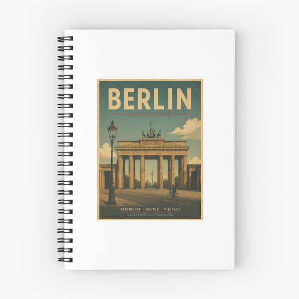 Item preview, Berlin Vintage – Brandenburg Gate | Retro German Travel Poster designed and sold by Vintage city life.