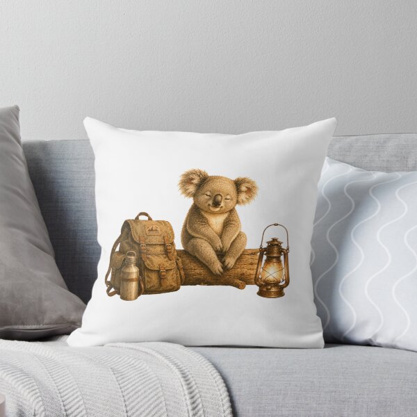 Item preview, Wanderlust Koala Vintage Backpack Rustic Nature Travel designed and sold by AQUILAKREO.