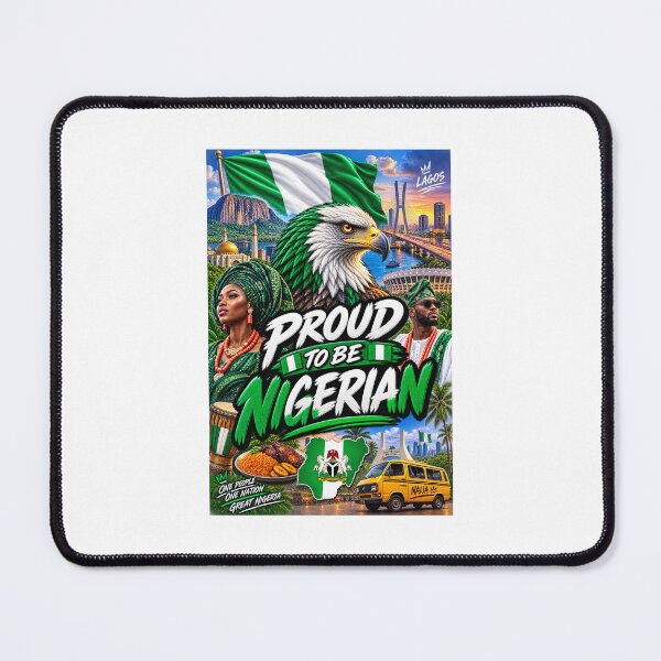 Item preview, Proud To Be Nigerian | Nigeria Culture & Heritage designed and sold by GlitchThreads.
