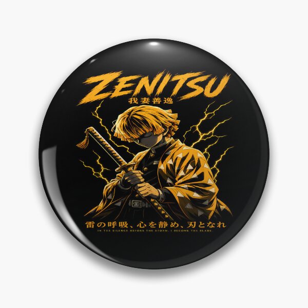 Item preview,  Thunder Breathing –  Yellow Lightning Swordsman designed and sold by TTdesigns123.