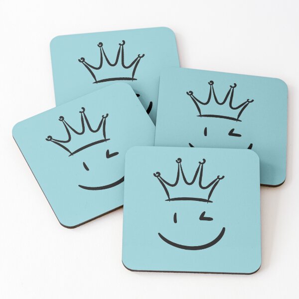 Item preview, Minimalist Wink Smile Crown King Queen Graffiti Shirt designed and sold by MariaPCMaria.