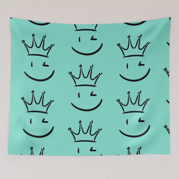 Item preview, Minimalist Wink Smile Crown King Queen Graffiti Shirt designed and sold by MariaPCMaria.