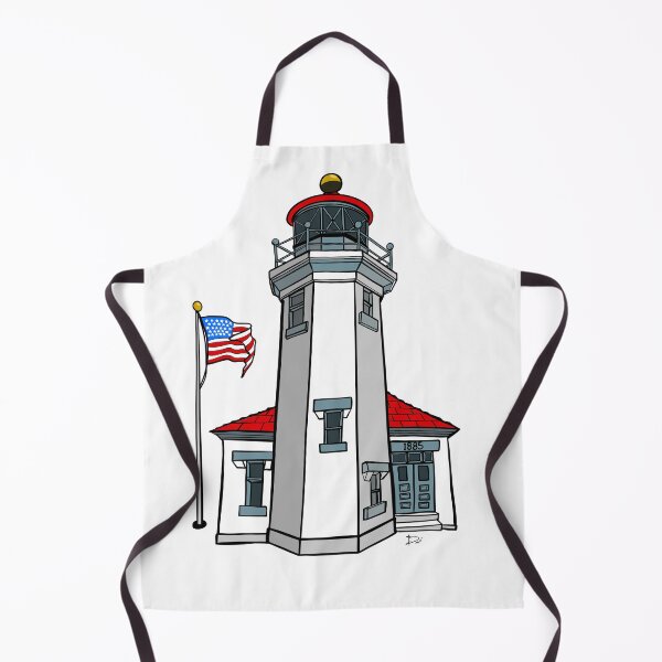Item preview, Point Robinson Lighthouse Vashon Island WA 1885 Art designed and sold by Urban Muse And Sultry Hues.