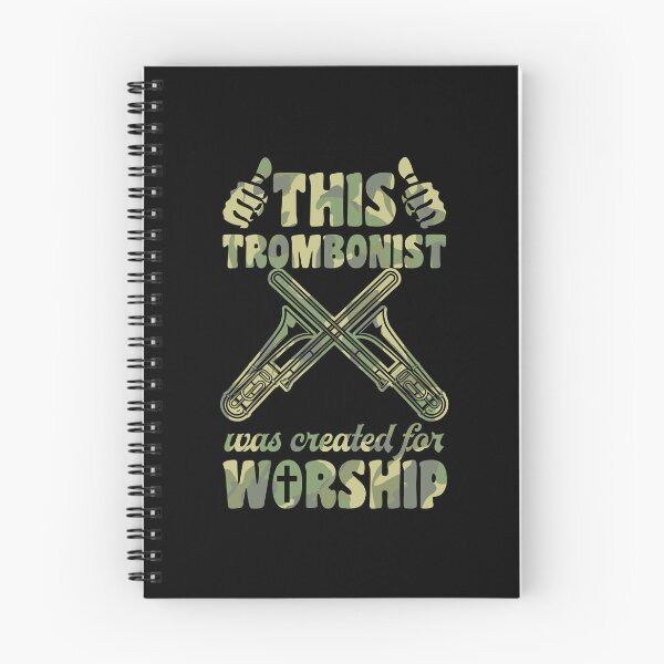 Item preview, This Trombonist Was Created For Worship Christian Trombone designed and sold by Rock Paper T-Shirts.