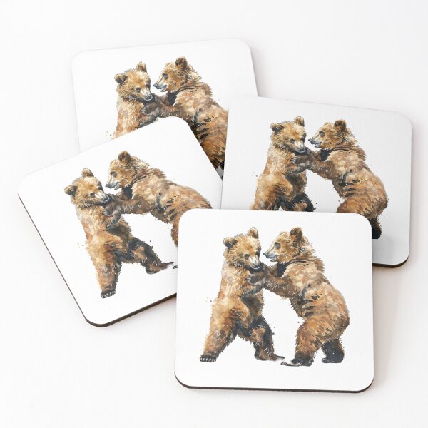 Item preview, Bear Cub | Cute Woodland Animal Watercolor Art designed and sold by Mandayartstudio.