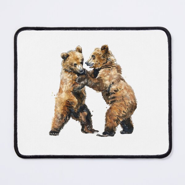 Item preview, Bear Cub | Cute Woodland Animal Watercolor Art designed and sold by Mandayartstudio.