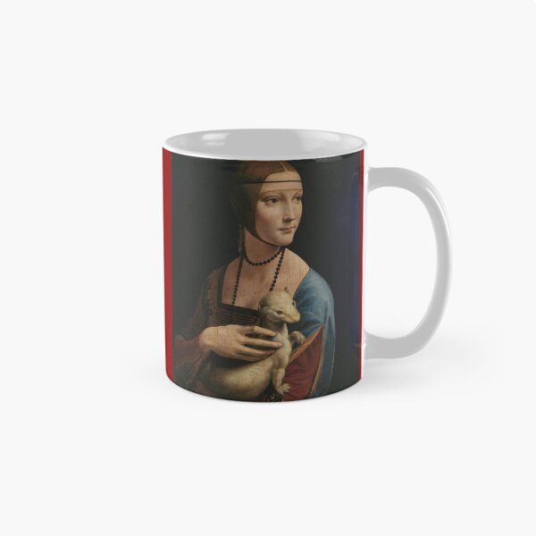 Item preview, Lady with an Ermine (Dama con l'ermellino), Leonardo da Vinci, 1491 designed and sold by The Gaping Maw.